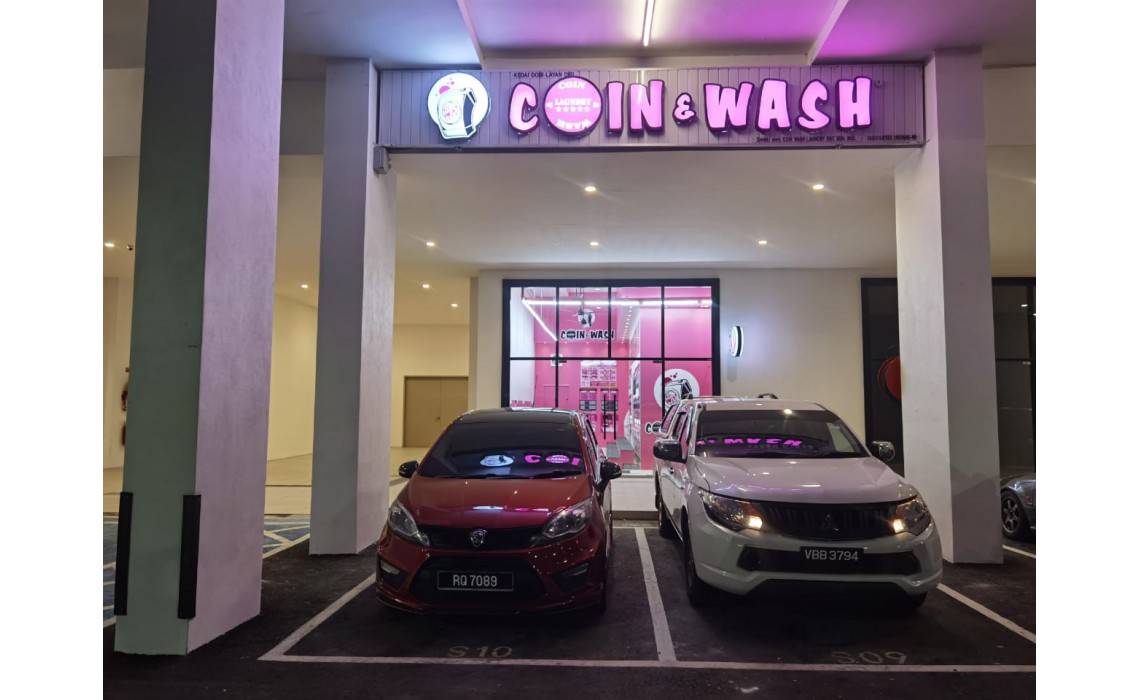 Promotion pembukaan 50% Cuci Wash Cawangan Coin & Wash Laundry ke 34 Vivo Excutive Apartment Batu Kawan