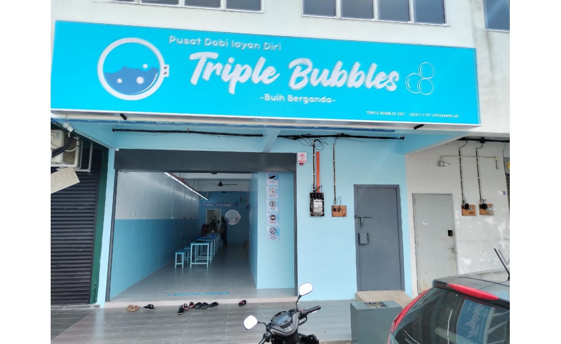 Triple Bubbles Ent Project By Coin & Wash Laundry System Setup