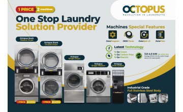 Octopus One Stop Laundry Solution: Mesin Dobi Automatik #1 Malaysia! 