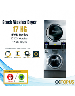 Octopus Stack Washer Dryer 17KG